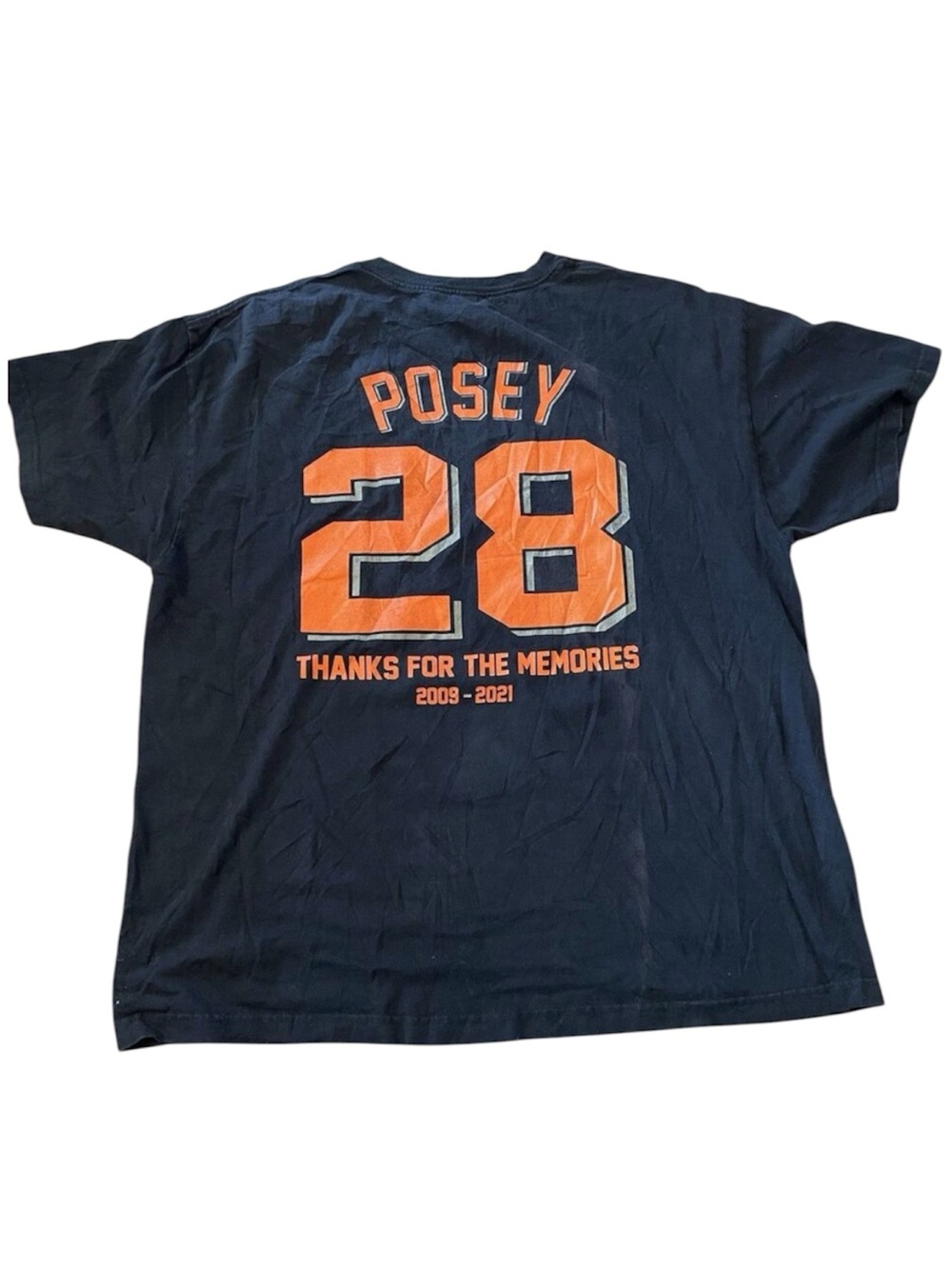 San Fransisco Giants Buster Posey Tribute Collectible T-shirt Size XXL